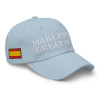 Gorra azul Make España Great Again con bandera