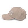 Gorra sin bandera "Make España Great Again" color arena / beige (estilo Dad hat)