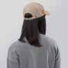 Gorra con bandera de España "Make España Great Again" color arena / beige (estilo Dad hat)
