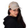 Gorra con bandera de España "Make España Great Again" color arena / beige (estilo Dad hat)