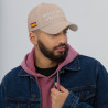 Gorra con bandera de España "Make España Great Again" color arena / beige (estilo Dad hat)