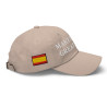 Gorra con bandera de España "Make España Great Again" color arena / beige (estilo Dad hat)