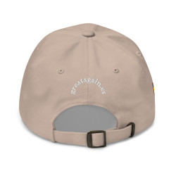 Gorra con bandera de España "Make España Great Again" color arena / beige (estilo Dad hat)