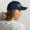Gorra sin bandera "Make España Great Again" azul marino (estilo Dad hat)