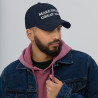 Gorra sin bandera "Make España Great Again" azul marino (estilo Dad hat)