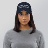 Gorra sin bandera "Make España Great Again" azul marino (estilo Dad hat)