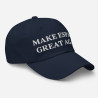 Gorra sin bandera "Make España Great Again" azul marino (estilo Dad hat)