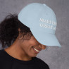 Gorra sin bandera "Make España Great Again" azul claro (estilo Dad hat)