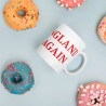 Taza clásica "Make England Great Again" en blanco con letras rojas