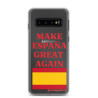 Carcasa transparente Samsung® Make España Great Again