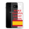 Carcasa transparente Samsung® Make España Great Again