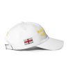 Gorra con bandera "Make England Great Again" blanca bordada (estilo Dad hat)