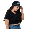 Gorra "España" tipo trucker azul marino bordado en blanco con Ñ