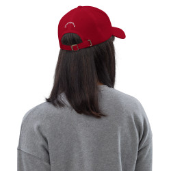 Gorra sin bandera "Make España Great Again" roja (estilo Dad hat)