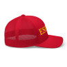 Gorra "España" tipo trucker roja bordado dorado con Ñ