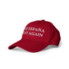 Gorra sin bandera "Make España Great Again" roja (estilo Dad hat)