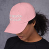 Gorra sin bandera "Make España Great Again" rosa (estilo Dad hat)