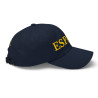 Gorra "España" color azul navy con letra dorada bordada sin bandera (estilo Dad hat)