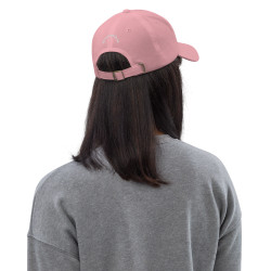 Gorra sin bandera "Make España Great Again" rosa (estilo Dad hat)