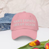Gorra sin bandera "Make España Great Again" rosa (estilo Dad hat)