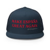 Gorra "Great Again" impresa color azul con letras rojas (estilo Trucker)