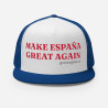 Gorra "Great Again" impresa azul/blanca con letras rojas (estilo Trucker)