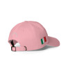 Gorra con bandera "Make Italia Great Again" rosa bordada (estilo Dad hat)