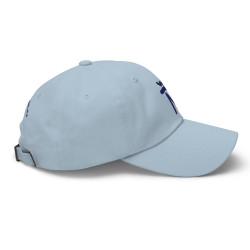 Gorra Ñ azul claro con letra azul (estilo Dad hat)