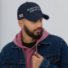 Gorra con bandera "Make England Great Again" azul bordada (estilo Dad hat)
