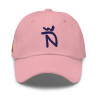 Gorra Ñ rosa con letra azul y bandera (estilo Dad hat)