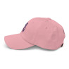 Gorra Ñ rosa con letra azul y bandera (estilo Dad hat)