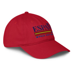 Gorra bordada Mundial 2026 color rojo-azul