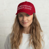 Gorra con bandera de España "Make España Great Again" roja bordada (estilo Dad hat)